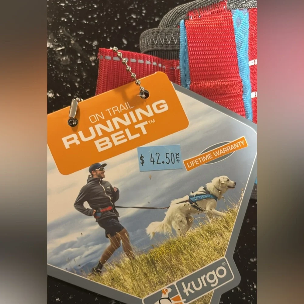 Running belt with water bottle